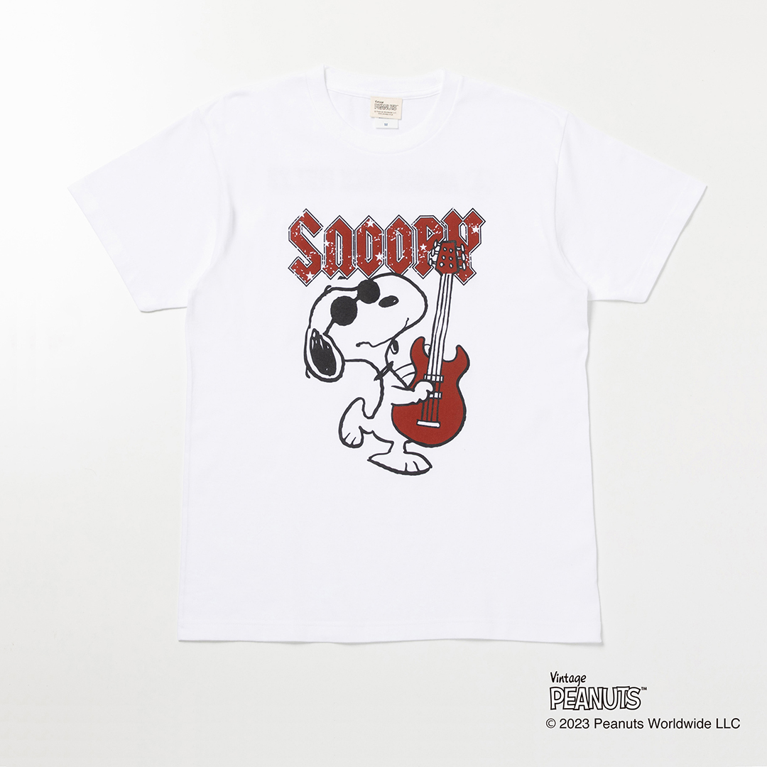 ARABAKI ROCK FEST.23 × GAN-BAN  SNOOPY Tシャツ〈WHITE〉